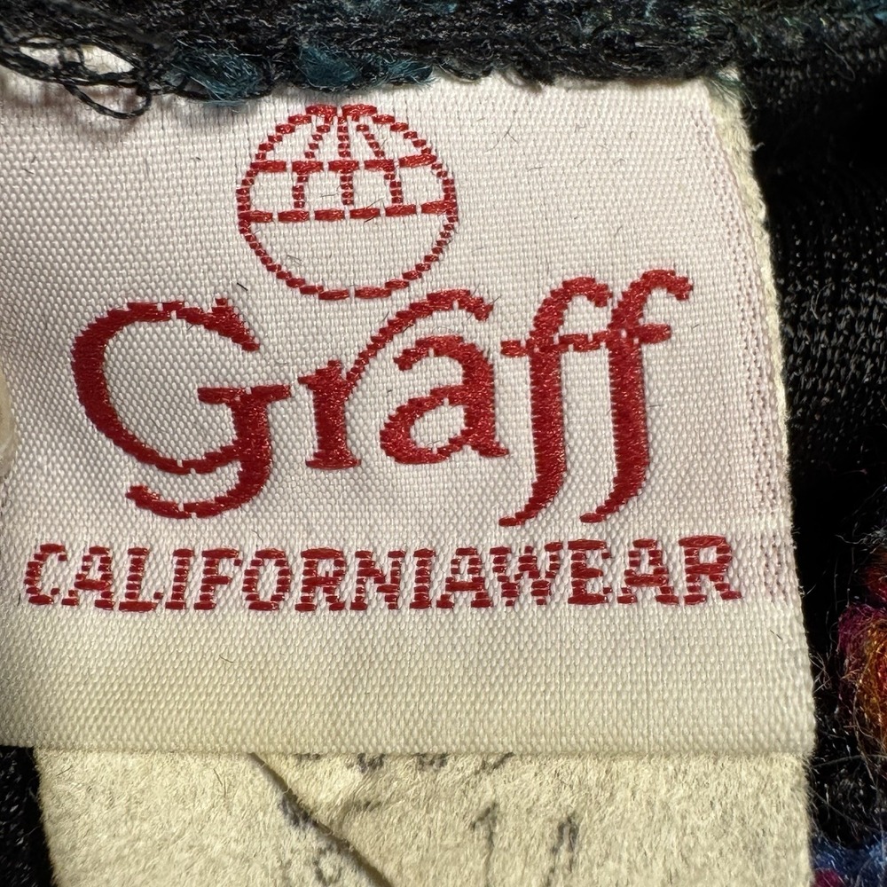 Vintage Graff California Wear Open Cardigan Sweater Womens Sz 14 - Picture 3 of 6